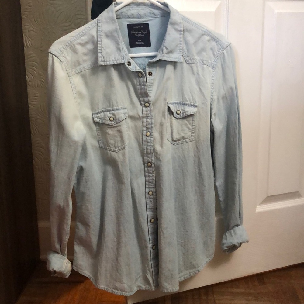 Denim Button-Down